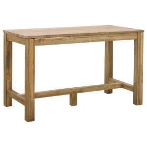 Camira 150cm Reclaimed Teak Bar Table, Natural by null, a Tables for sale on Style Sourcebook