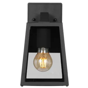 Telbix Cosca Medium Exterior Wall Bracket Black by Telbix, a Outdoor Lighting for sale on Style Sourcebook