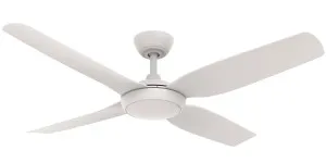Martec Viper 4 Blade 48" DC Smart WiFi Ceiling Fan with LED Light and Remote White by Martec, a Ceiling Fans for sale on Style Sourcebook