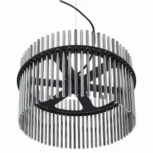 Telbix Quilo 1 Light Pendant Matte Black by Telbix, a Pendant Lighting for sale on Style Sourcebook