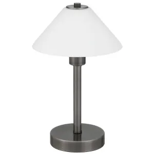 Telbix Ohio Table Lamp Gunmetal by Telbix, a Table & Bedside Lamps for sale on Style Sourcebook