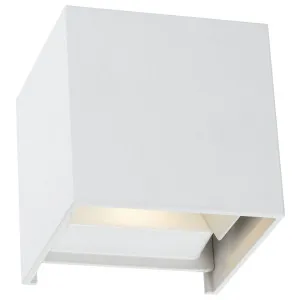 Telbix Flip Exterior CCT LED Wall Light White by Telbix, a LED Lighting for sale on Style Sourcebook