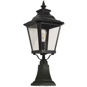 Kingdom Outdoor Pillar Mount Antique Bronze by Lighting Inspirations, a Outdoor Lighting for sale on Style Sourcebook