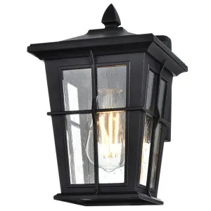 Vencha Eden Exterior Wall Light Black by Vencha, a Outdoor Lighting for sale on Style Sourcebook