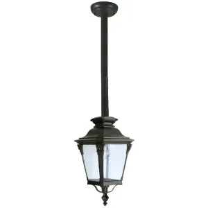 Transit Medium Outdoor Rod Pendant Antique Bronze by Lighting Inspirations, a Pendant Lighting for sale on Style Sourcebook
