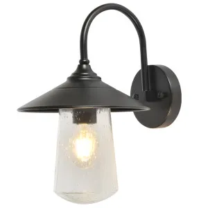 Vencha Wigan Exterior Wall Light Black by Vencha, a Outdoor Lighting for sale on Style Sourcebook