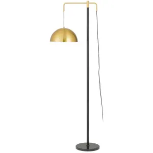 Telibx Marthoos Floor Lamp Black and Antique Gold by Telbix, a Floor Lamps for sale on Style Sourcebook