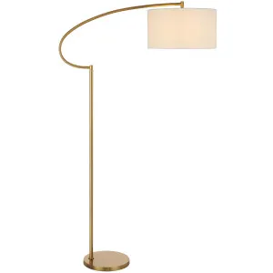 Telbix Laine Floor Lamp Antique Gold by Telbix, a Floor Lamps for sale on Style Sourcebook