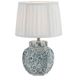 Telbix Padma Table Lamp Grey and White by Telbix, a Table & Bedside Lamps for sale on Style Sourcebook