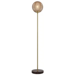 Telbix Elwick Floor Lamp Brown by Telbix, a Floor Lamps for sale on Style Sourcebook