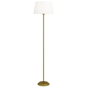 Telbix Jaxon Floor Lamp Gold, Ivory by Telbix, a Floor Lamps for sale on Style Sourcebook