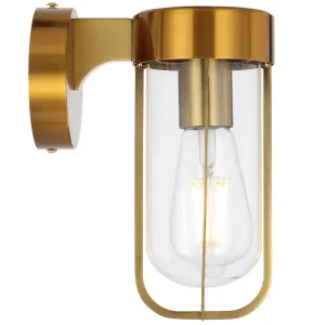 Telbix Fonseca Exterior Wall Light Antique Gold by Telbix, a Wall Lighting for sale on Style Sourcebook