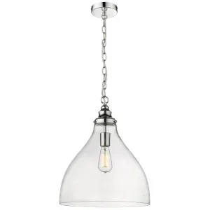 Keys Chrome Chain Pendant Large by Lighting Inspirations, a Pendant Lighting for sale on Style Sourcebook