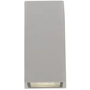 Telbix Dash Exterior Up/Down CCT LED Wall Light Silver by Telbix, a Outdoor Lighting for sale on Style Sourcebook