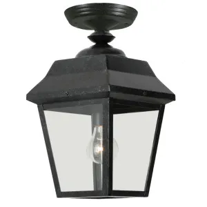 Fairlight Under Eave Antique Black by Lighting Inspirations, a Outdoor Lighting for sale on Style Sourcebook