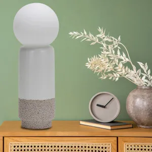 Vencha Art Table Lamp White by Vencha, a Table & Bedside Lamps for sale on Style Sourcebook