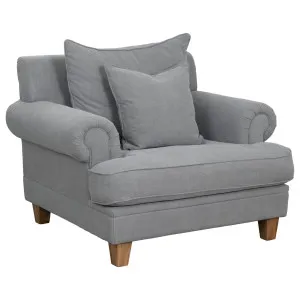 Laura Fabric Armchair, Stone Grey by null, a Chairs for sale on Style Sourcebook