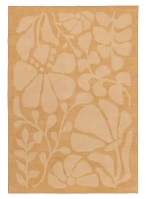 Shahi Beige Botanical Washable Rug by Miss Amara, a Contemporary Rugs for sale on Style Sourcebook