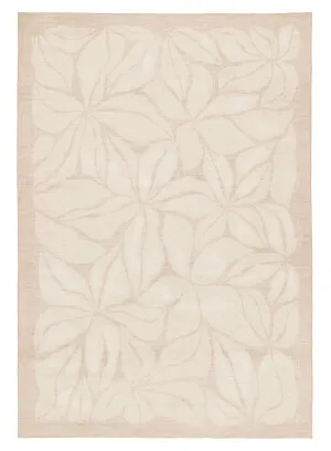 Minar Beige Botanical Washable Rug by Miss Amara, a Contemporary Rugs for sale on Style Sourcebook
