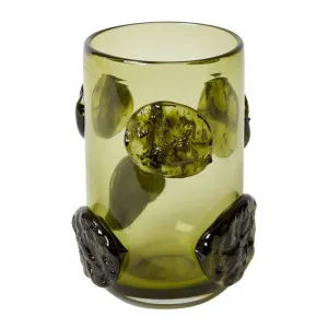 Mansa Vase Glass Green - 27cm by null, a Vases & Jars for sale on Style Sourcebook