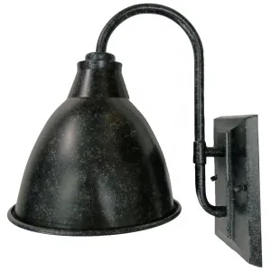 Riverside Outdoor Wall Light Antique Black by Lighting Inspirations, a Outdoor Lighting for sale on Style Sourcebook