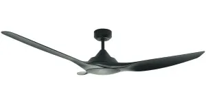 Vencha Raven RWS 46" DC Smart Ceiling Fan Black by Vencha, a Ceiling Fans for sale on Style Sourcebook