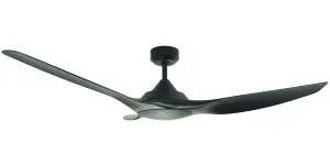 Vencha Raven RWS 64" DC Smart Ceiling Fan Black by Vencha, a Ceiling Fans for sale on Style Sourcebook