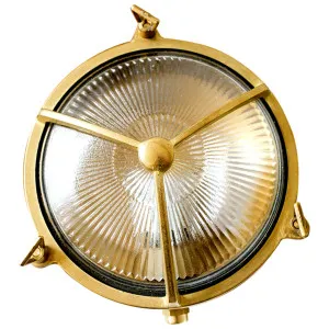 Maritime Outdoor Wall Light Solid Brass by Lighting Inspirations, a Outdoor Lighting for sale on Style Sourcebook