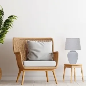 Vencha Kash Table Lamp Grey by Vencha, a Table & Bedside Lamps for sale on Style Sourcebook