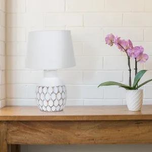 Vencha Sam Table Lamp White by Vencha, a Table & Bedside Lamps for sale on Style Sourcebook