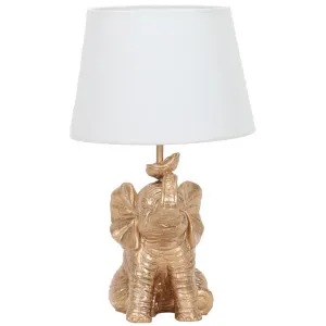 Vencha Indi Table Lamp Gold and White by Vencha, a Table & Bedside Lamps for sale on Style Sourcebook