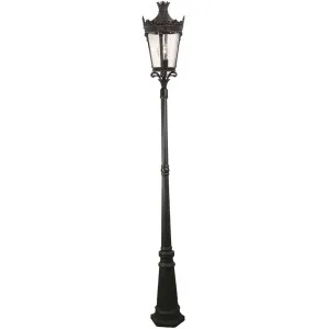 Crown Large Outdoor Post Light Antique Bronze by Lighting Inspirations, a Outdoor Lighting for sale on Style Sourcebook