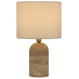 Telbix Livia Table Lamp Beige and Cream by Telbix, a Table & Bedside Lamps for sale on Style Sourcebook