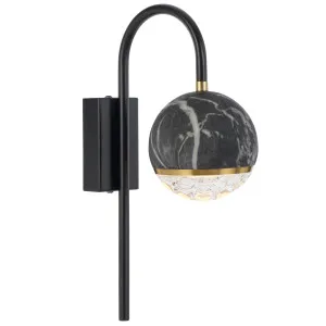 Telbix Oneta Arm Wall Light Black by Telbix, a Wall Lighting for sale on Style Sourcebook