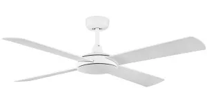 Fanco Eco Silent Deluxe 56" Smart DC Ceiling Fan with TriControl White by Fanco, a Ceiling Fans for sale on Style Sourcebook