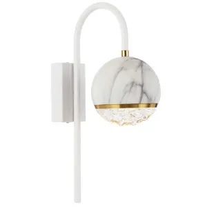 Telbix Oneta Arm Wall Light White by Telbix, a Wall Lighting for sale on Style Sourcebook