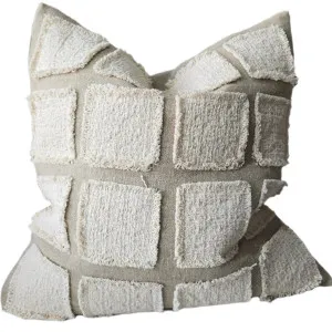 Fia Linen Cotton Cushion 55cm Square - Natural by null, a Cushions, Decorative Pillows for sale on Style Sourcebook