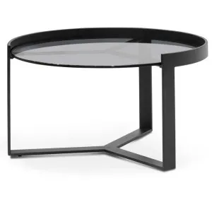 Ex Display - Marcel 70cm Glass Round Coffee Table - Medium by Interior Secrets - AfterPay Available by Interior Secrets, a Coffee Table for sale on Style Sourcebook