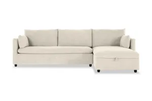 Felix Right Storage Chaise Sofa Bed, Ivory, by Lounge Lovers by Lounge Lovers, a Sofa Beds for sale on Style Sourcebook