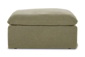Santa Monica Ottoman, Green, by Lounge Lovers by Lounge Lovers, a Ottomans for sale on Style Sourcebook