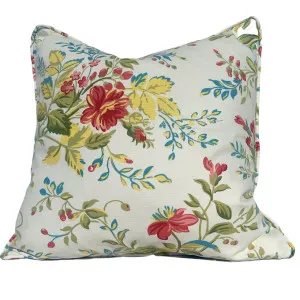 Designer Fabric by COVINGTON FABRIC-Cotton Cushion 55cm Square Feather Filled - Primrose by null, a Cushions, Decorative Pillows for sale on Style Sourcebook