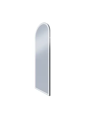 Great Great Arch Full Length LED Mirror with Portable Magnifier Manhattan Black - 60cm x 180cm by Luxe Mirrors, a Illuminated Mirrors for sale on Style Sourcebook