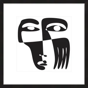 CUBISM FACE LINE II by null, a Prints for sale on Style Sourcebook