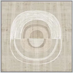 ORGANIC WEAVE II - White Canvas by null, a Prints for sale on Style Sourcebook
