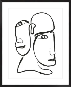 DOUBLE SILHOUETTE 104x84cm by null, a Prints for sale on Style Sourcebook
