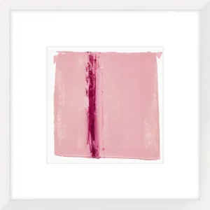 PINK STREAK - 54cm x 54cm by null, a Prints for sale on Style Sourcebook