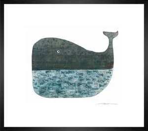 BLUE WHALE II ETCHING by null, a Prints for sale on Style Sourcebook
