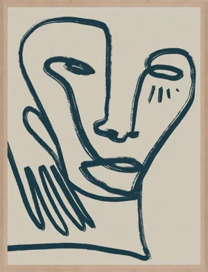 LINEAR PORTRAIT - GLANCE by null, a Prints for sale on Style Sourcebook