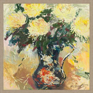 THE SCENT OF LEMON CHRYSANTHEMUMS by null, a Prints for sale on Style Sourcebook
