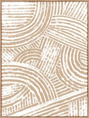 PATTERN MAZE IN APRICOT I by null, a Prints for sale on Style Sourcebook